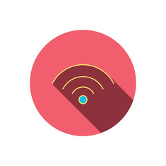Wifi icon. Wireless wi-fi network sign.
