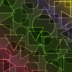 background of geometric shapes
