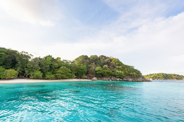 Fototapeta premium Honeymoon Bay and beach in Similan island, Thailand