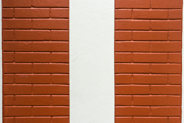 brick wall and white 1