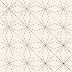 Geometric seamless pattern. Modern stylish texture. Geometric striped black linear.