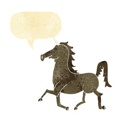 cartoon unicorn with speech bubble