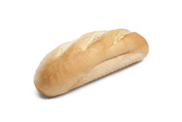 Butter bread on a white background.