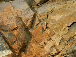 This beautiful scarred rockface is a fine example of abstraction in nature.  