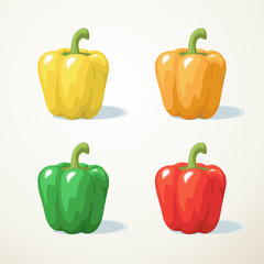 Colorful of Sweet pepper