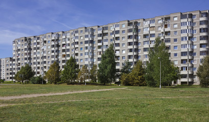 Big empty lawn near home