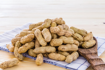 Peanut paste together