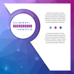 Abstract Creative concept vector booklet list for Web and Mobile