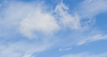 blue sky and white cloud