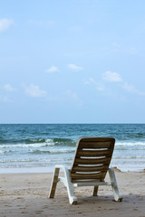 Chairs on a beach