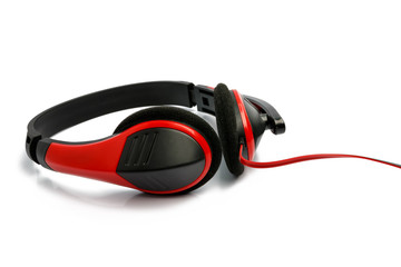 Headphones on a White Background