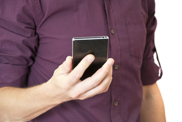 Man with Mobile Phone