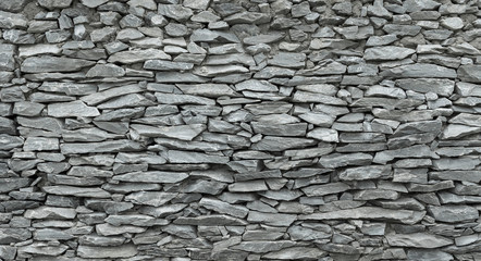 Stenen muur vintage grijstint