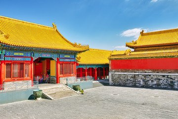 Palaces, pagodas inside the territory of the Forbidden City Muse