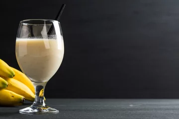 Photo sur Plexiglas Milk-shake Banana smoothie