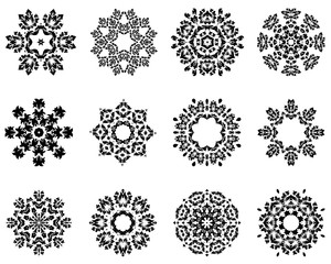 12 Snowflakes