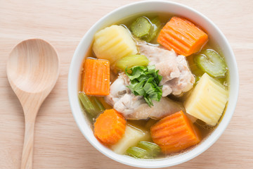 Chicken soup.