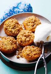 the baked peaches