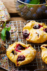 homemade plum pastry