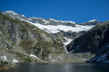 Beautiful alpine lake