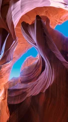 Türaufkleber Schlucht Der Magic Antelope Canyon im Navajo-Reservat, Arizona