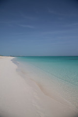 paesaggi di caraibi con spiaggia paradiso mare azzurro