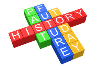 History crossword (clipping path included)