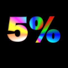 -5 percentuale