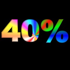 40 per cento colori