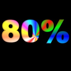 percentuale arcobaleno
