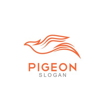 Pigeon Logo Template