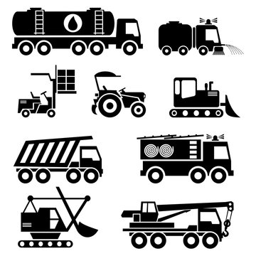 special vehicles icons