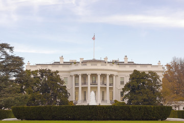Fototapeta na wymiar The White House, 1600 Pennsylvania Avenue, Washington DC