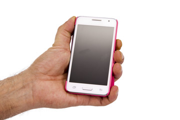 Mobile phone and hand