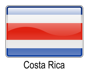 costa rica button flag