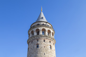 Fototapeta na wymiar Istanbul cityscape in Turkey with Galata Tower