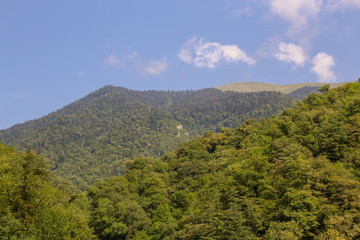 Fototapeta na wymiar Горы в Абхазии
