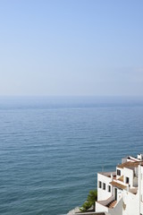 Peñíscola y el mar Mediterráneo