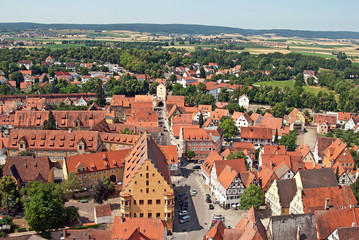 Fototapeta premium Nördlinger Dächer