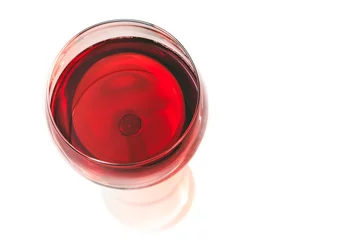 Room darkening curtains Wine top of view of red wine in the glass isolated