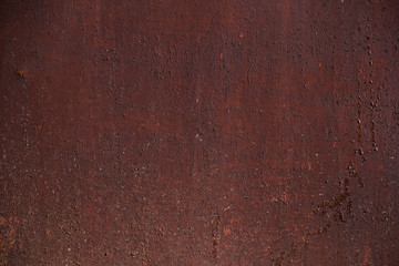 metal painted rusty red
