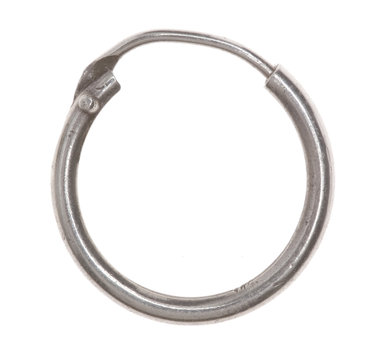 silberner Herrenohrring