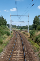 Fototapeta na wymiar Bahnstrecke Prag Linz