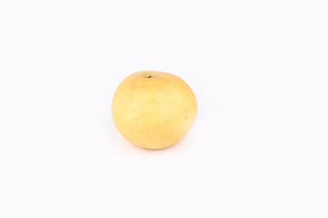  pears isolated on white background