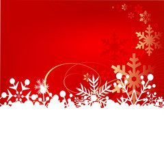 Christmas Red Background, vector