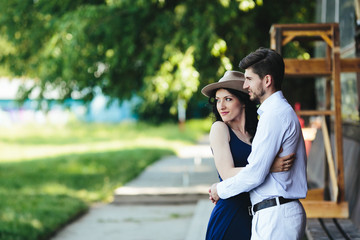 man and woman embracing each other