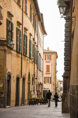 Fototapeta na wymiar Orvieto still keeps a medieval town's atmosphere 中世の雰囲気を残すオルヴィエート