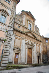 Fototapeta na wymiar Small churches in Orvieto オルヴィエートの小さな教会