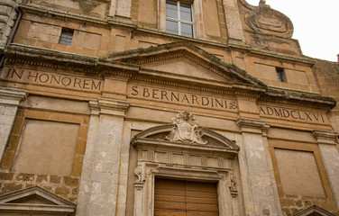 Obraz premium Small churches in Orvieto オルヴィエートの小さな教会