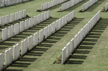 cimetière américain tombe guerre alignement